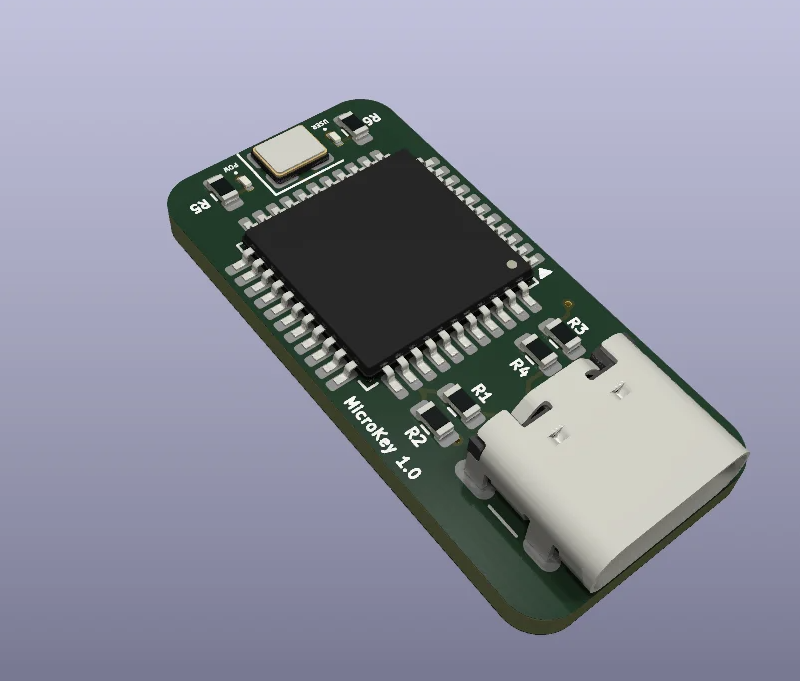 Picture of devboard MicroKey